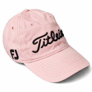 Titleist Footjoy Baseball Hat Golf Pink